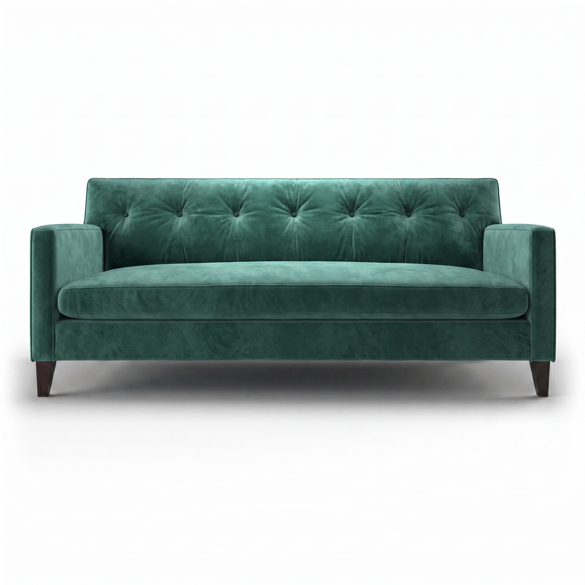 Harper Velvet Sofa – 78" Kelly Green Made-in-USA Sofa – view 10