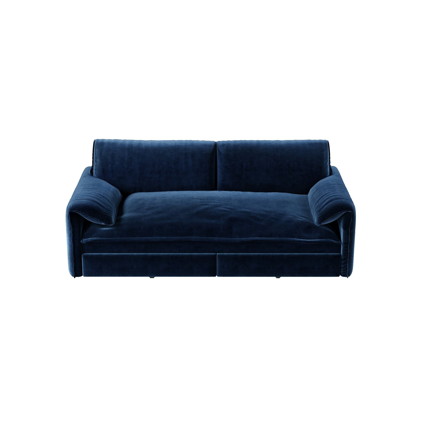 Haverly Convertible Sofa Bed – 66" Velvet Queen Sleeper – view 16