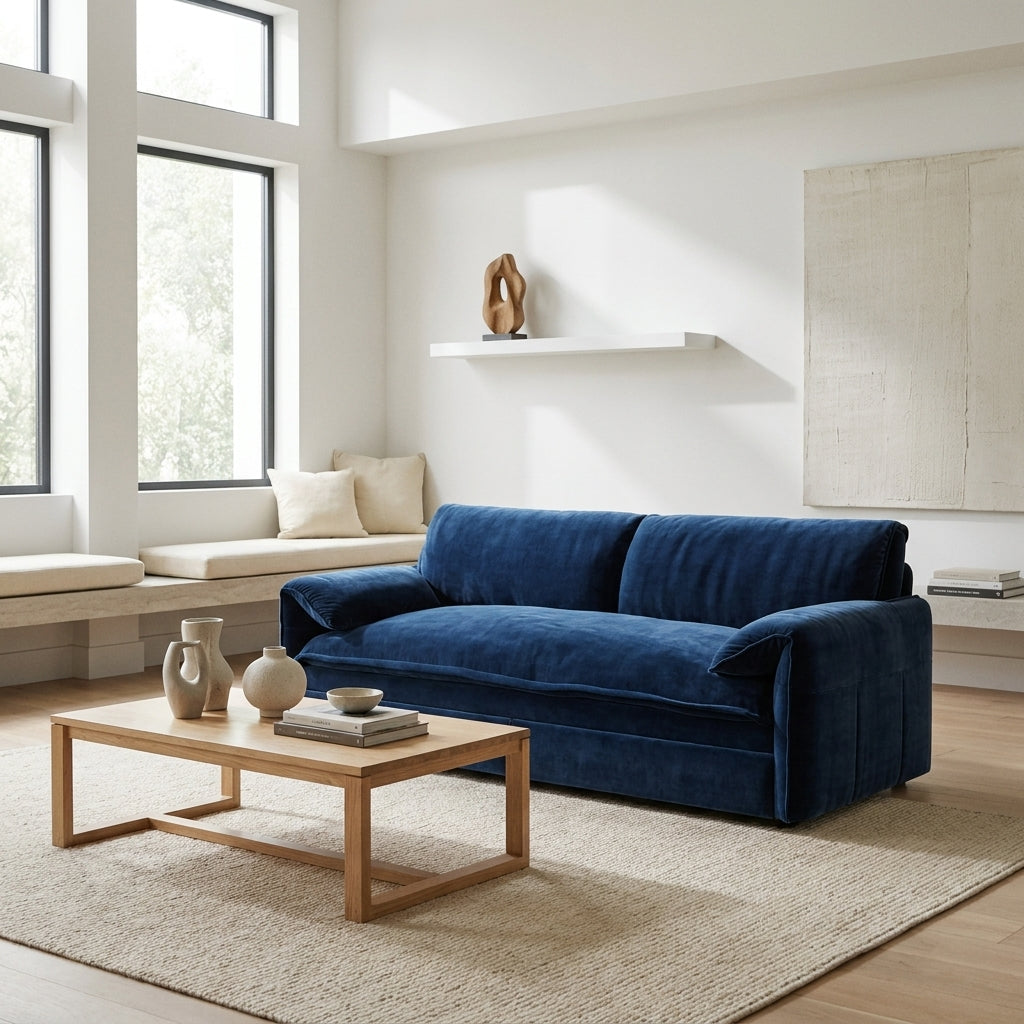 Haverly Convertible Sofa Bed – 66" Velvet Queen Sleeper – view 2