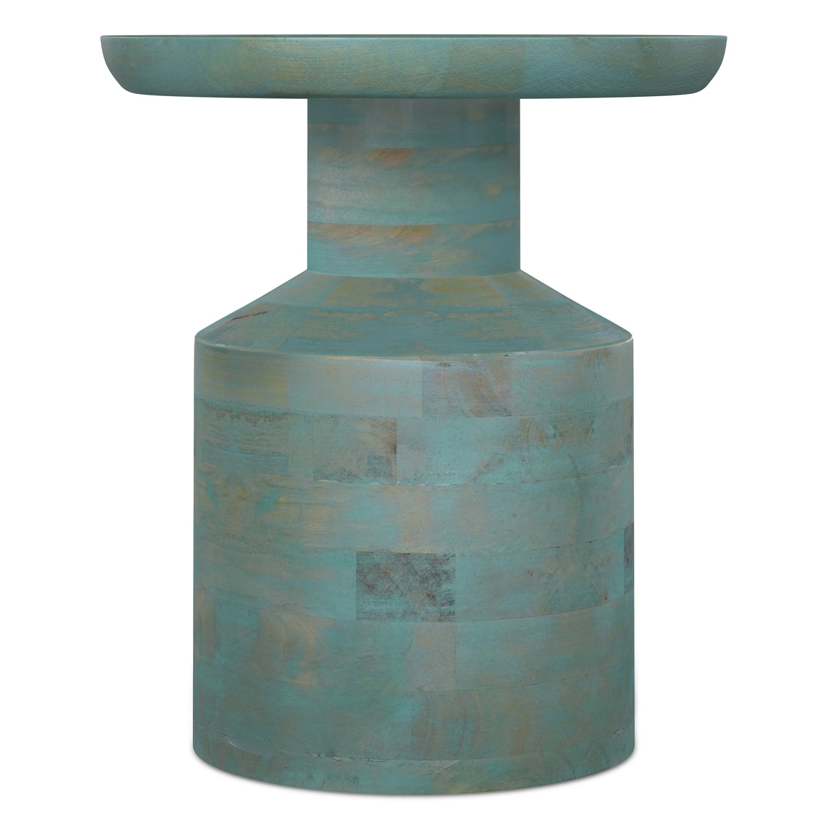 Haynes Teal Wood Accent Table – 15.8" Accent Table – view 4