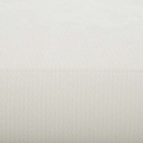 Modern Curved Sectional Sofa – 140” Compression Foam 3-Piece Chaise Sectional (Right Facing) sleek white fabric detail.