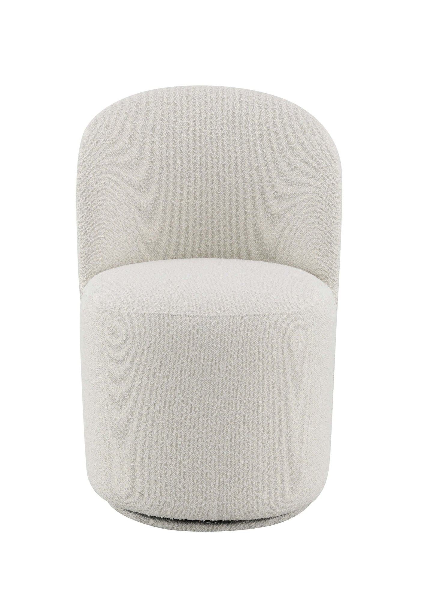 Hollis Beige Boucle Accent Chair (Set of 2) features plush boucle fabric and a modern design, perfect for any room.