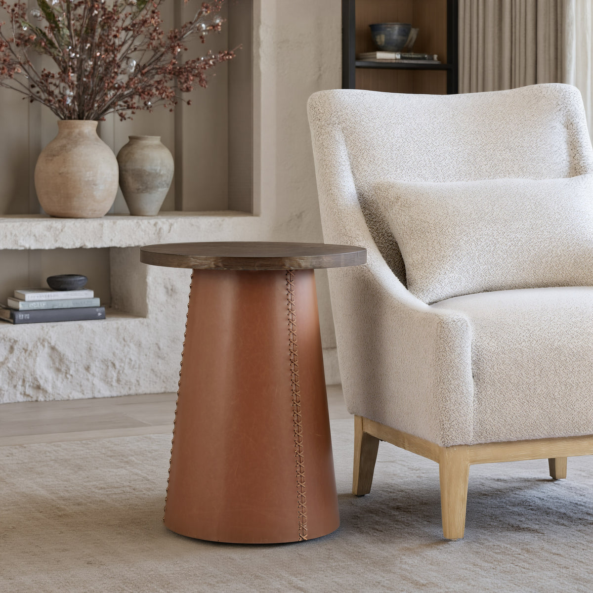 Dikis Brown Side Table