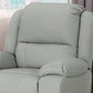 Modern Faux Leather Manual Swivel Recliner (2 Color Options)