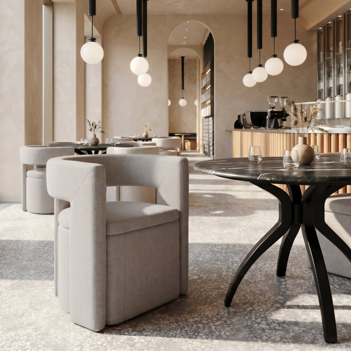 Sumay Black Dining Table