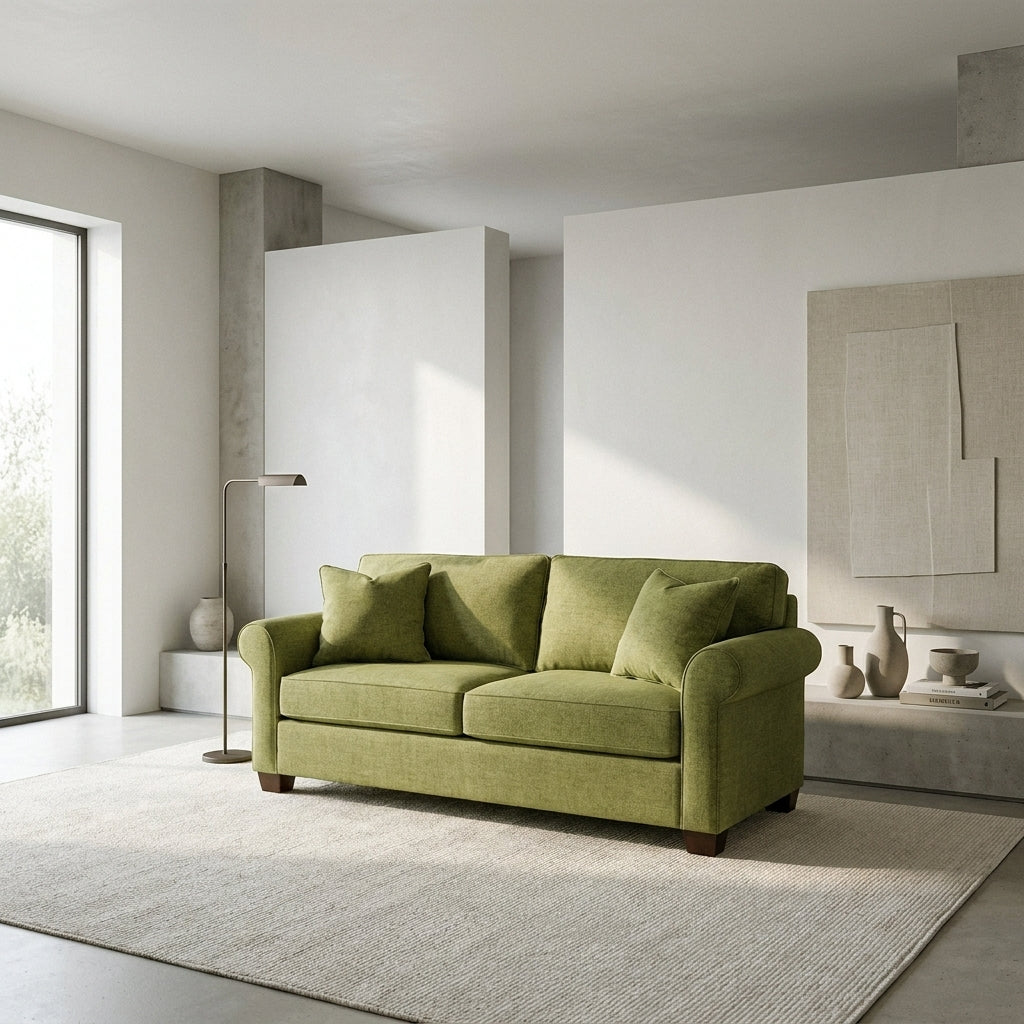 Irlanda Classic Sofa – 92" Rolled-Arm Made-in-USA Sofa – view 2