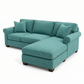 Irlanda Sectional Sofa with Chaise – Handcrafted in the USA, Custom Fabric L-Shape Sofa – view 10