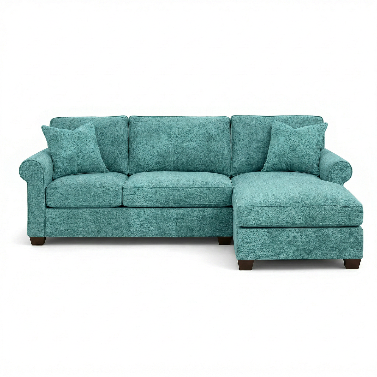 Irlanda Sectional Sofa with Chaise – Handcrafted in the USA, Custom Fabric L-Shape Sofa – view 8