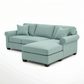 Irlanda Upholstered L-Shaped Sectional – 120" Made-in-USA Sectional Sofa