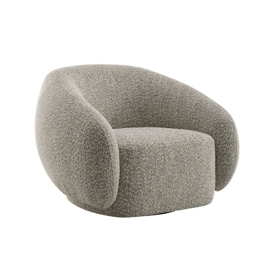 Isabel Brown Boucle Accent Chair – 42"W Accent Chair