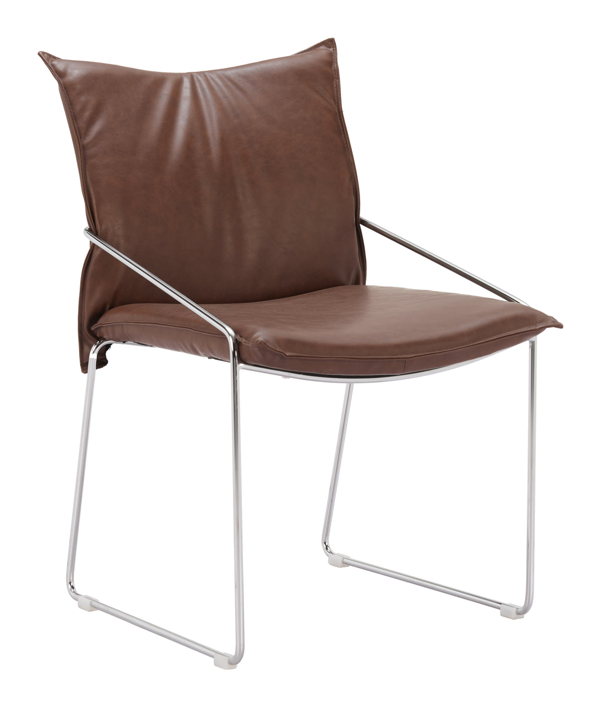 Pola Dining Chair (Set of 2) in Brown