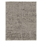 Ivory And Gray Wool Abstract Hand Knotted Area Rug | 9' x 13' showcasing a contemporary gray and ivory abstract design.