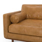 Morrison MCM Leather Sofa Loveseat 72' (2 Colors)