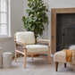 Wezly Ivory Accent Chair