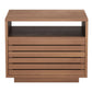 Slit Walnut Nightstand