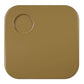 Joane Mustard High Gloss Coffee Table 35"W featuring a sleek high-gloss finish in warm yellowish-brown tone.