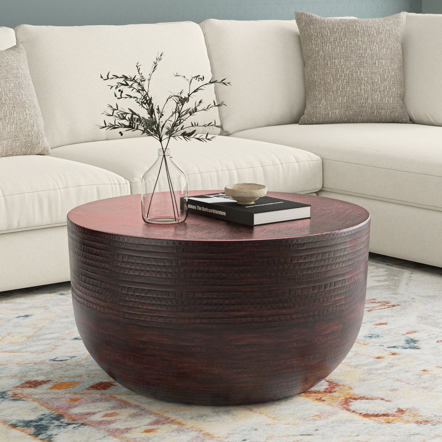 Johnsen Bronze Metal Coffee Table – 29.5" Coffee Table – view 2