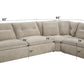 Jonina Beige Chenille Sectional Sofa – 104.5"W Sectional Sofa – view 4
