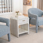 Eluma Dusty Teal Accent Chair