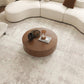 Juniper Walnut Solid Wood & MDF Coffee Table – 35.43" Round Coffee Table – view 18