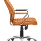 Enterprise Low Back Office Chair in Terracotta