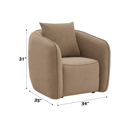 Keith Brown Chenille Accent Chair – 34"W Accent Chair – view 2