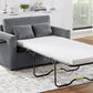 Kellan Corduroy Twin Sofa Bed – 47.2" Sleeper Loveseat with USB Ports – view 12