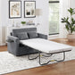 Kellan Corduroy Twin Sofa Bed – 47.2" Sleeper Loveseat with USB Ports – view 13