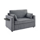 Kellan Corduroy Twin Sofa Bed – 47.2" Sleeper Loveseat with USB Ports – view 17