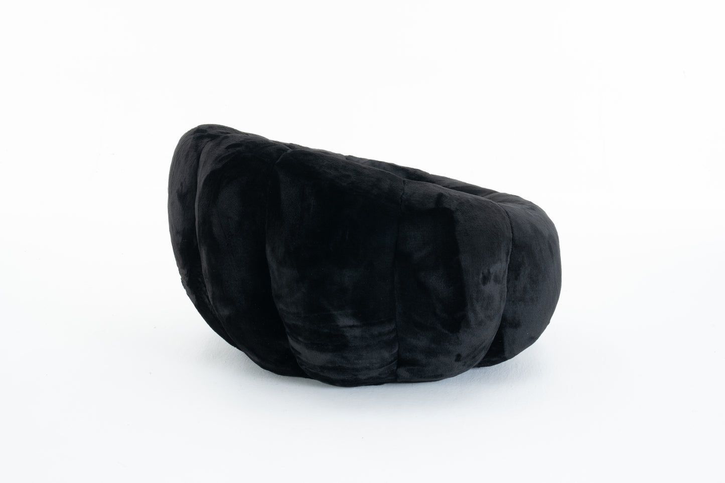 Kellan Faux Fur Bean Bag Chair – 45" Floral-Shaped Reading Chair – view 5