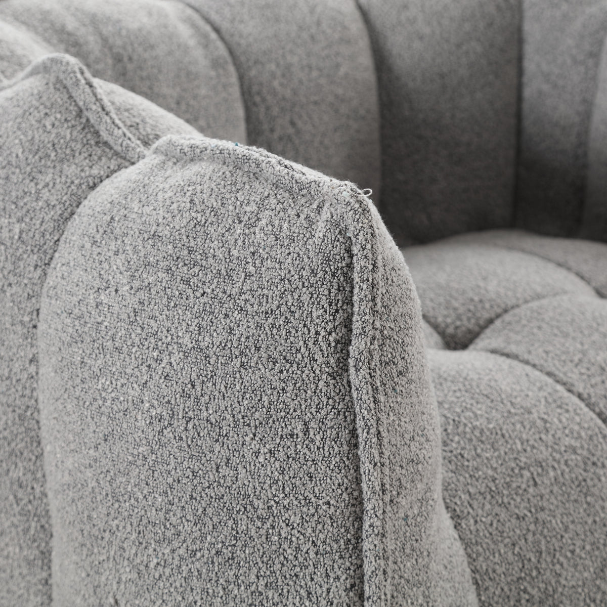 Kellan Grey Chenille Chair – 32.3" Chair – view 8