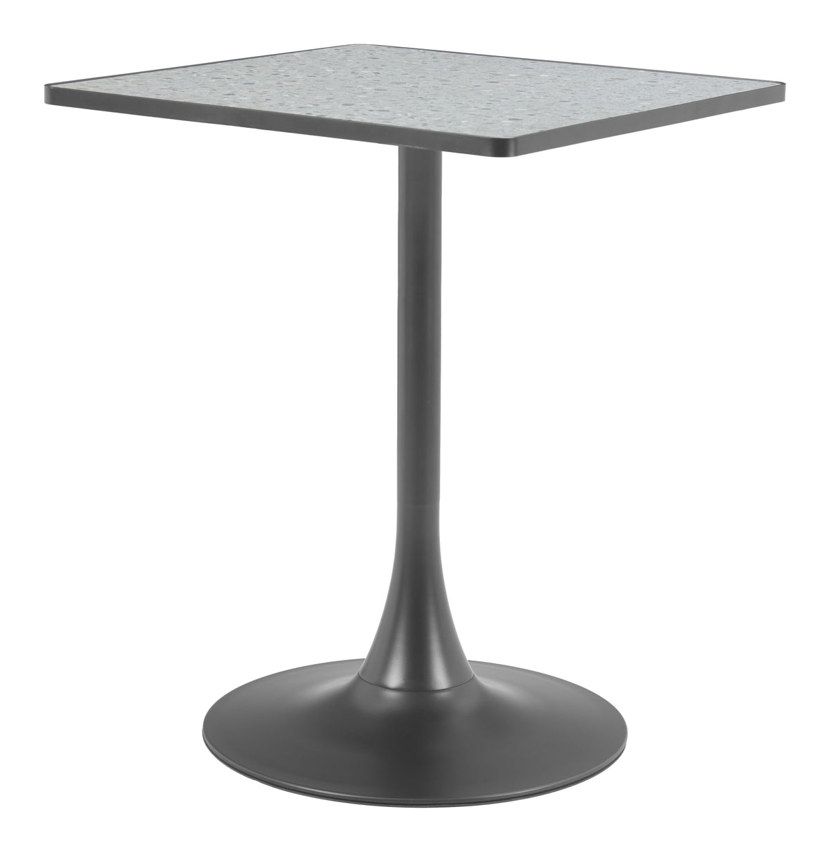 Spot Bistro Table in Gray & Black