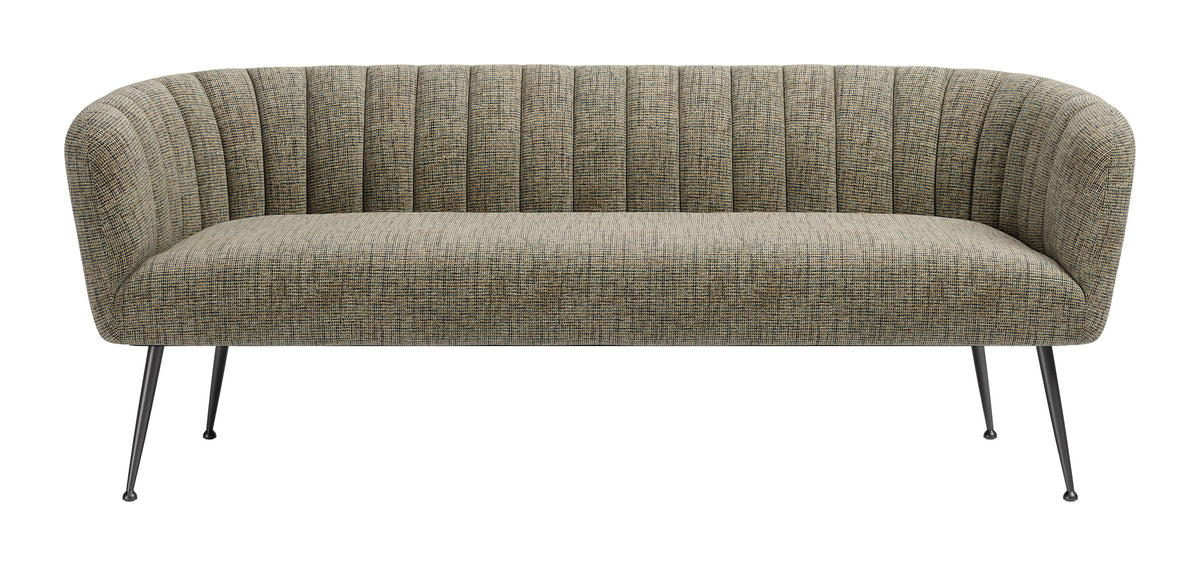 Deco Green Tweed Sofa