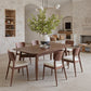 Kellua Dining Chair (Set of 2) in Beige & Walnut