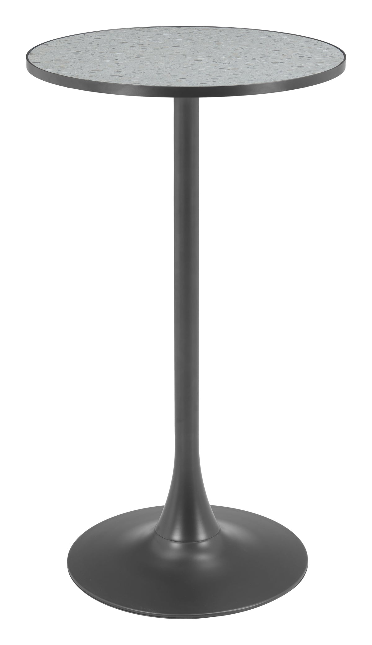 Bite Bar Table in Gray & Black