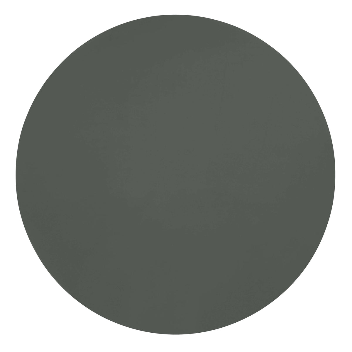 Lamond Dark Olive High Gloss Coffee Table – 39” Square Modern Table top view circular design in rich dark olive color.