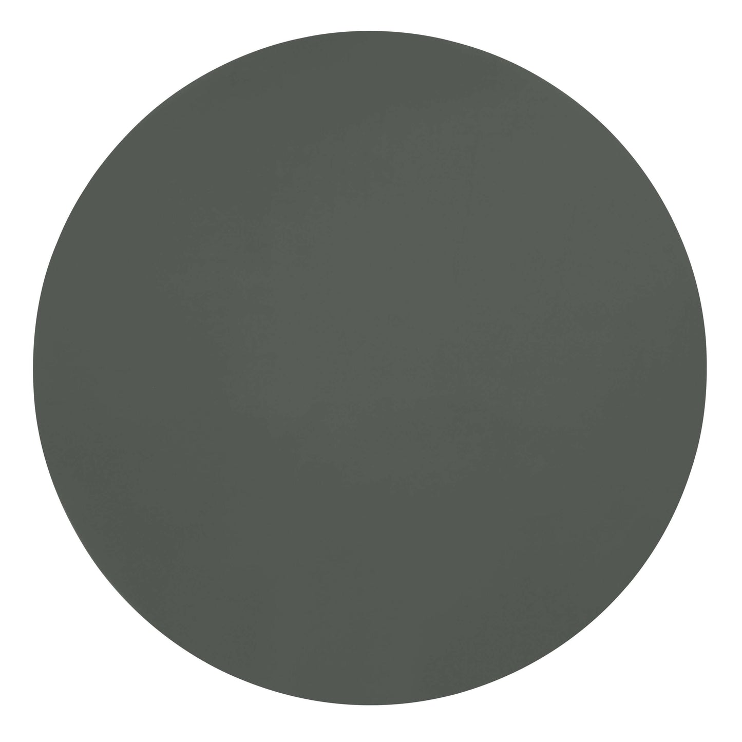 Lamond Dark Olive High Gloss Coffee Table – 39” Square Modern Table top view circular design in rich dark olive color.