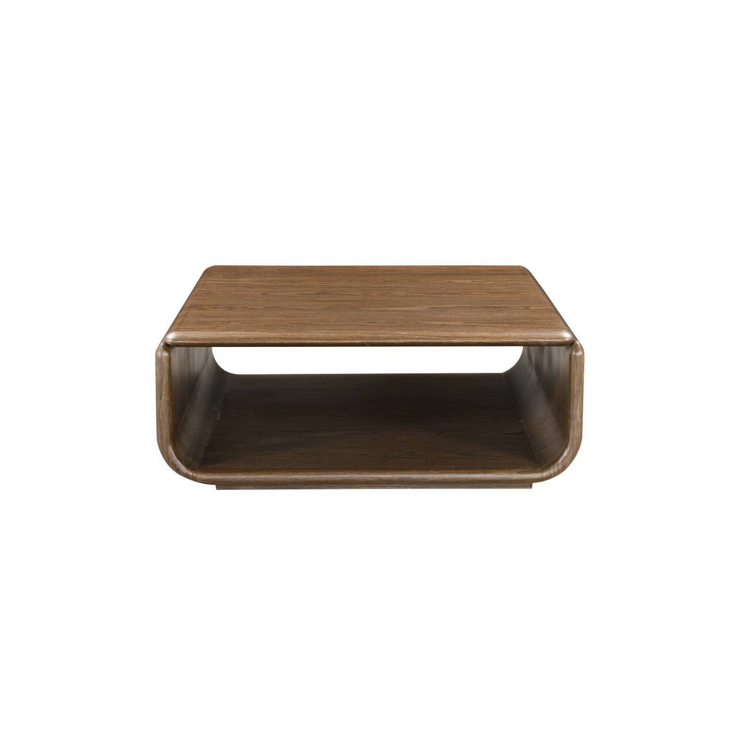 Lanza Dark Walnut MDF Coffee Table – 32" Square Coffee Table – view 3