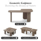 Larkin L-Shape Coffee Table – Khaki Fiberboard, 35.4" Nesting Design – view 10
