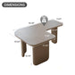 Larkin L-Shape Coffee Table – Khaki Fiberboard, 35.4" Nesting Design – view 6