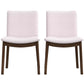 Laura Beige Linen Dining Chair – 20" Mid-Century Modern Dining Chair – view 4