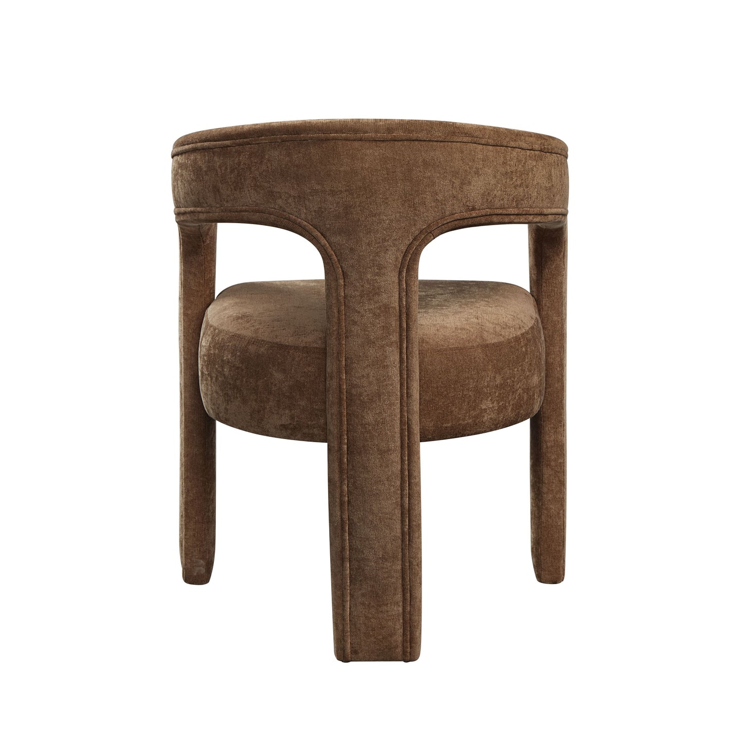 Leonardo Brown Linen Arm Chair (Set of 2) – view 4