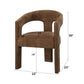 Leonardo Brown Linen Arm Chair (Set of 2) – view 6