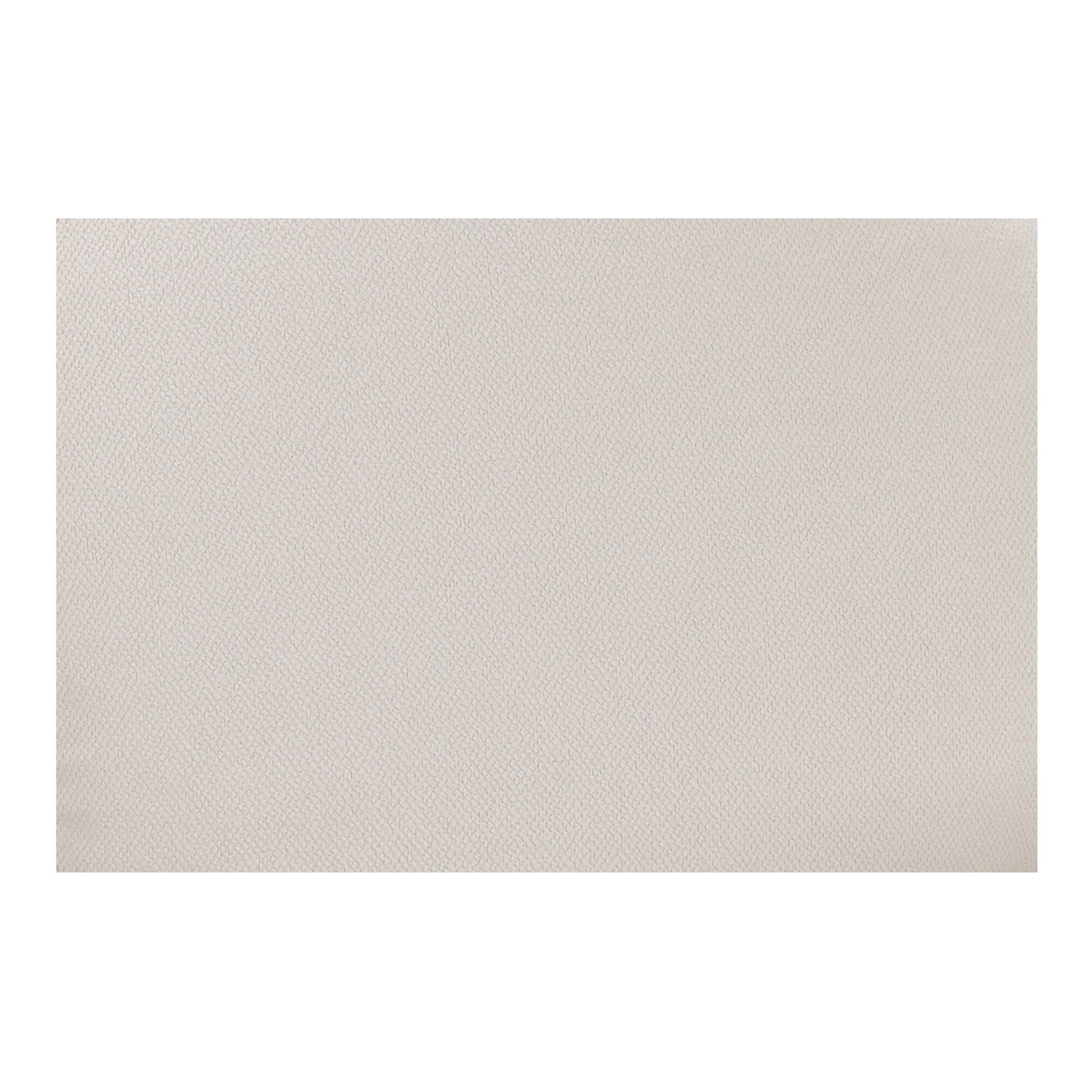 Rialto White Performance Fabric Sofa with Curved Back & Toss Cushions | Modern Sofa fabric swatch in soft textured finish.