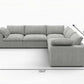 Linen Blend Modular L-Shaped Corner Sectional Sofa 120" | Modern Washable Sectional dimensions 120" x 23.2"