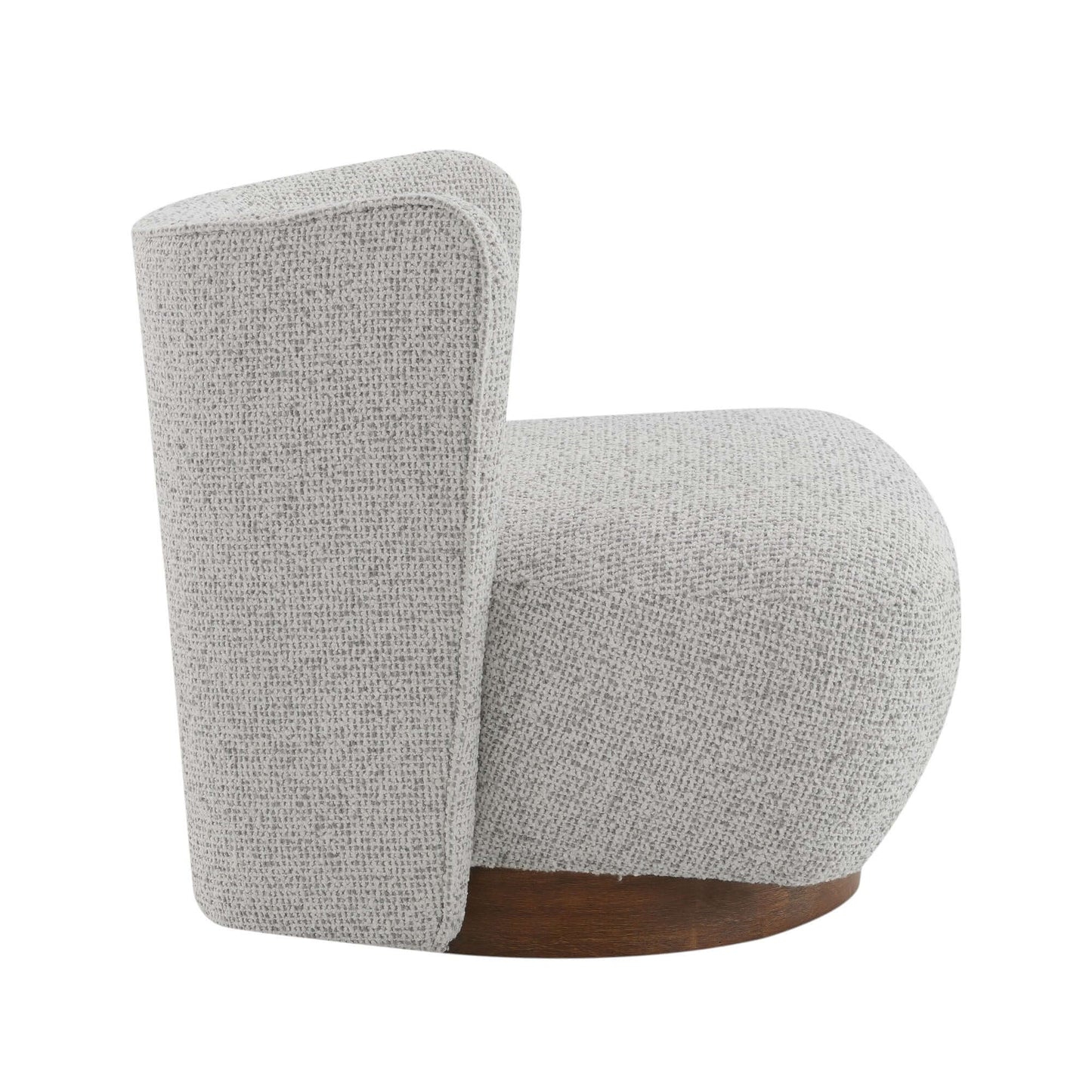 Lisa Gray Tweed Accent Chair stylish gray tweed upholstery and modern design perfect for contemporary settings.