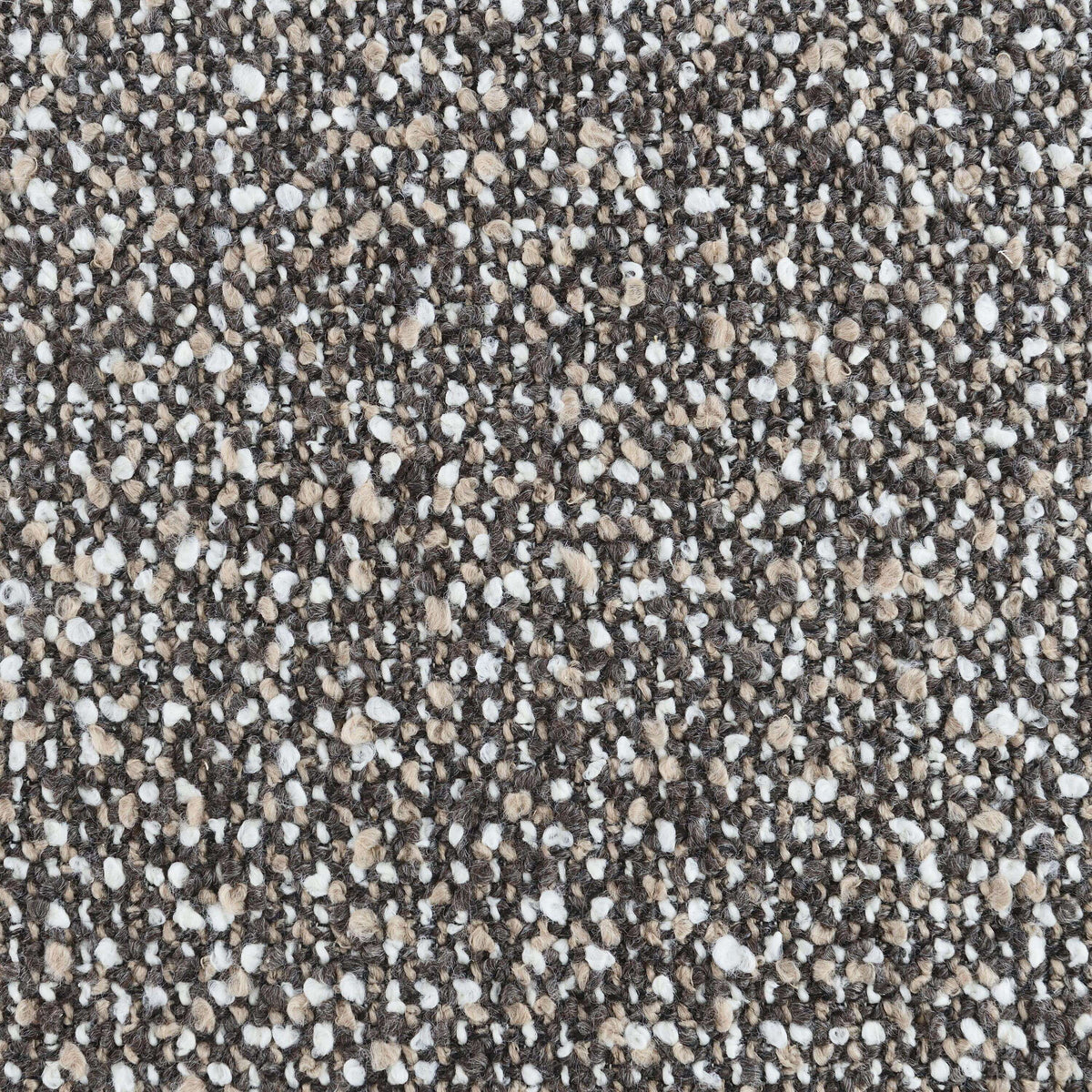 Livia Brown & Gray Tweed Accent Chair fabric texture close-up, showcasing the rich brown and gray tweed.