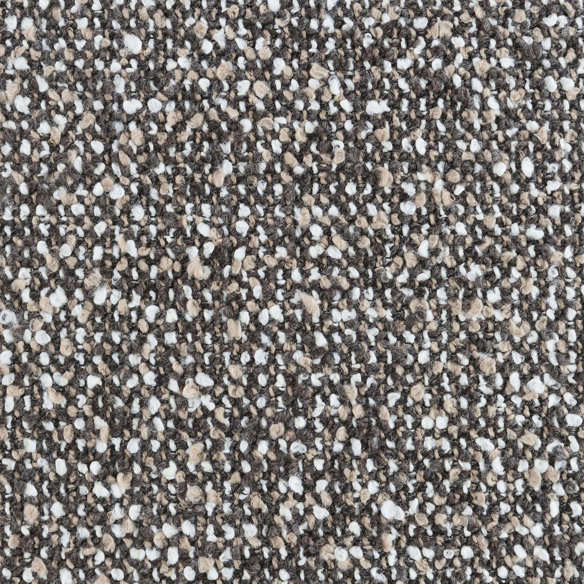 Livia Brown & Gray Tweed Accent Chair fabric texture close-up, showcasing the rich brown and gray tweed.