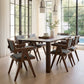 Delhi Gray & Walnut Dining Chair (Set of 2)