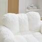 Lotus Faux Fur Compression Bean Bag – 43.7" Lounge Chair – view 4